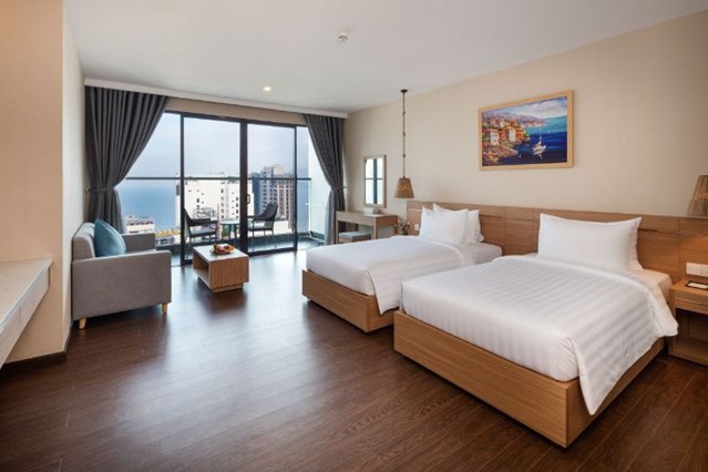  Phòng Deluxe Twin Sea View